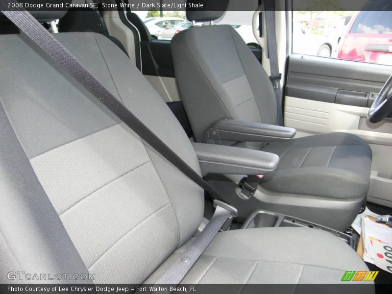 Stone White / Dark Slate/Light Shale 2008 Dodge Grand Caravan SE