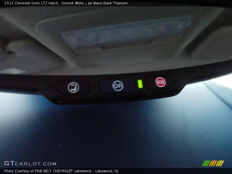 Summit White / Jet Black/Dark Titanium 2013 Chevrolet Sonic LTZ Hatch