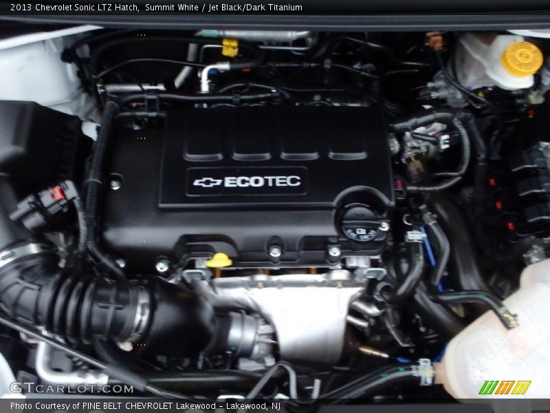 Summit White / Jet Black/Dark Titanium 2013 Chevrolet Sonic LTZ Hatch