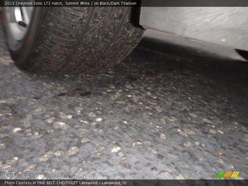 Summit White / Jet Black/Dark Titanium 2013 Chevrolet Sonic LTZ Hatch