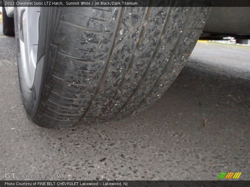Summit White / Jet Black/Dark Titanium 2013 Chevrolet Sonic LTZ Hatch