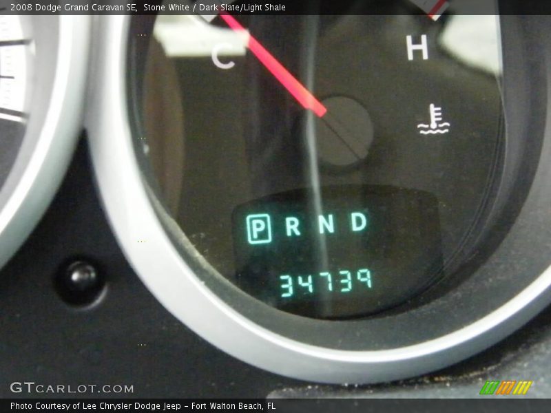 Stone White / Dark Slate/Light Shale 2008 Dodge Grand Caravan SE