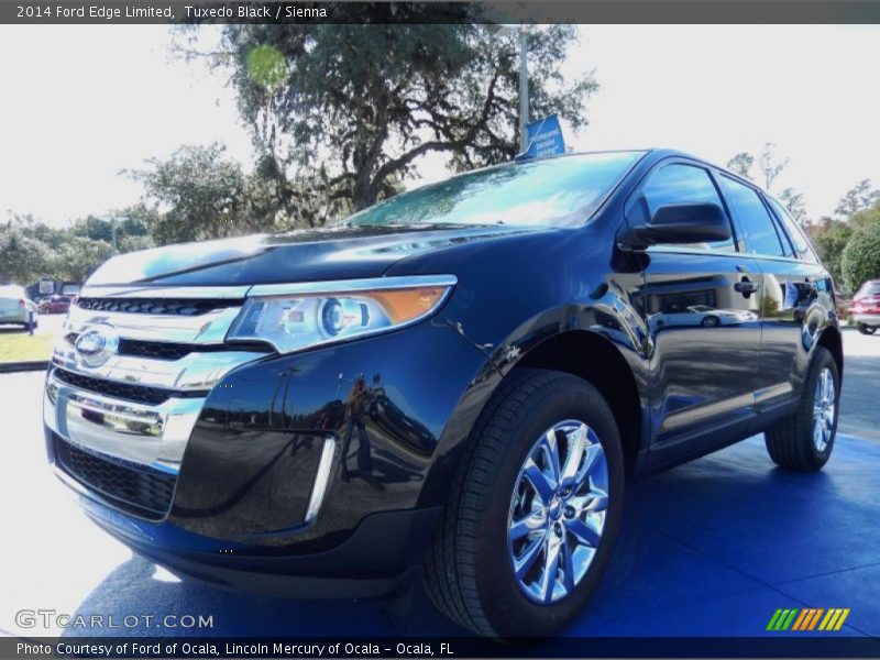 Tuxedo Black / Sienna 2014 Ford Edge Limited