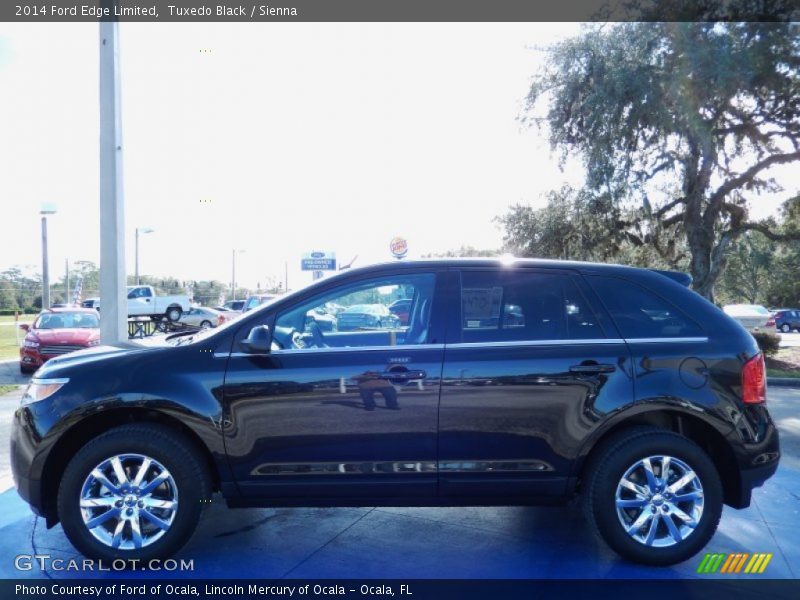 Tuxedo Black / Sienna 2014 Ford Edge Limited