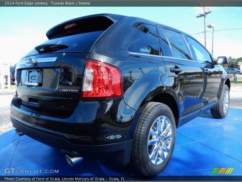 Tuxedo Black / Sienna 2014 Ford Edge Limited