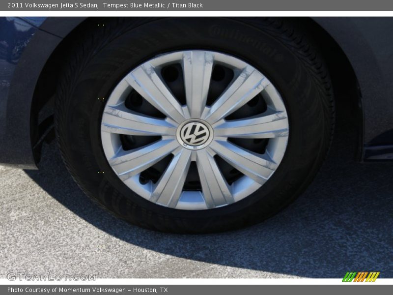 Tempest Blue Metallic / Titan Black 2011 Volkswagen Jetta S Sedan