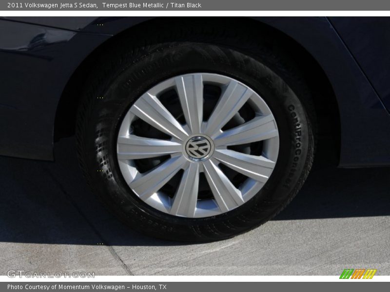 Tempest Blue Metallic / Titan Black 2011 Volkswagen Jetta S Sedan