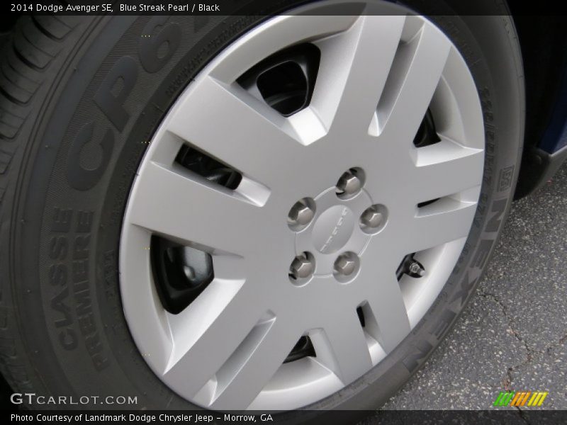 Blue Streak Pearl / Black 2014 Dodge Avenger SE