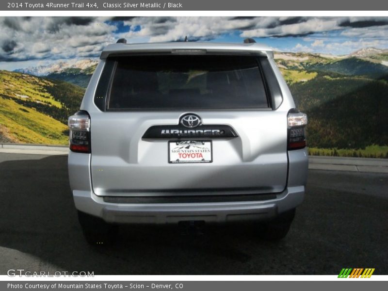Classic Silver Metallic / Black 2014 Toyota 4Runner Trail 4x4