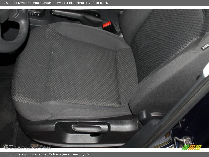 Tempest Blue Metallic / Titan Black 2011 Volkswagen Jetta S Sedan