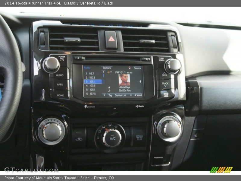 Classic Silver Metallic / Black 2014 Toyota 4Runner Trail 4x4