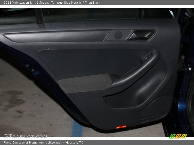 Tempest Blue Metallic / Titan Black 2011 Volkswagen Jetta S Sedan