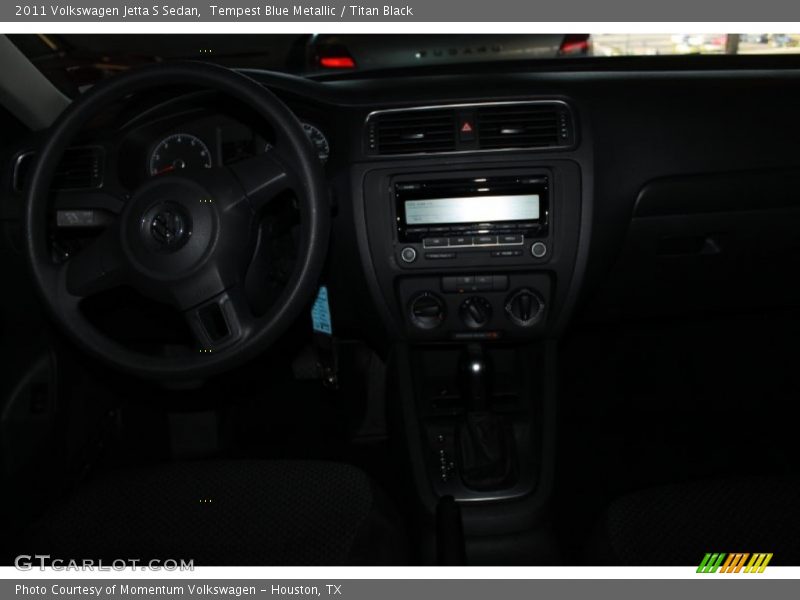 Tempest Blue Metallic / Titan Black 2011 Volkswagen Jetta S Sedan