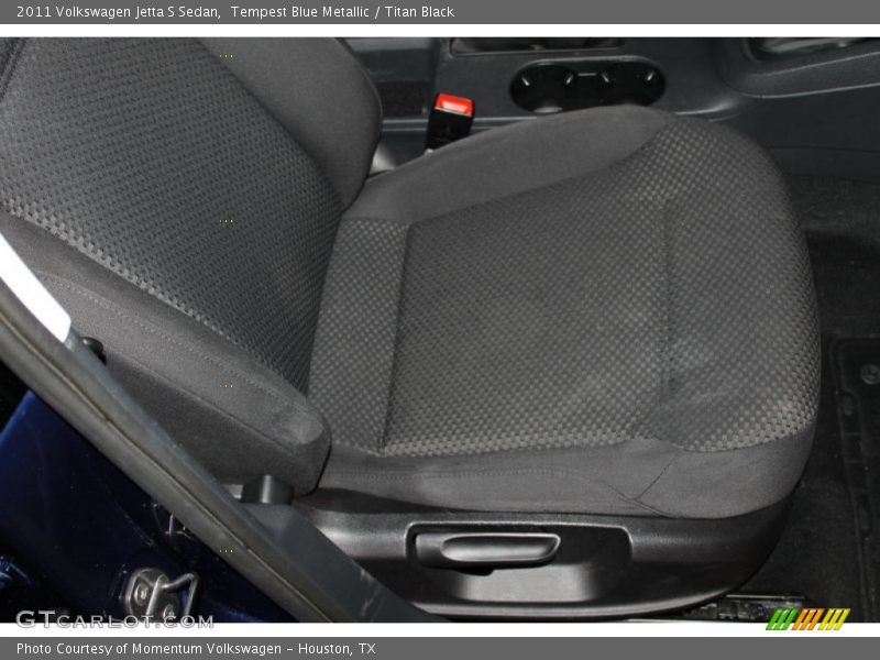 Tempest Blue Metallic / Titan Black 2011 Volkswagen Jetta S Sedan