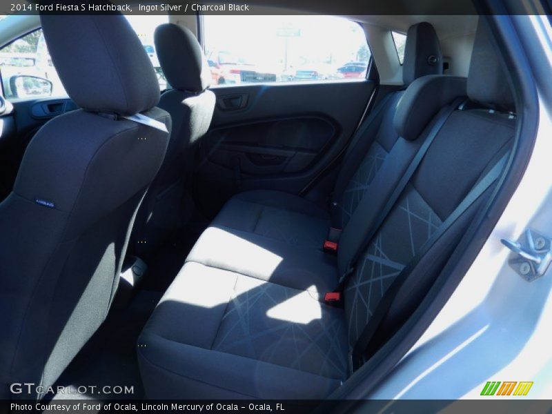 Ingot Silver / Charcoal Black 2014 Ford Fiesta S Hatchback