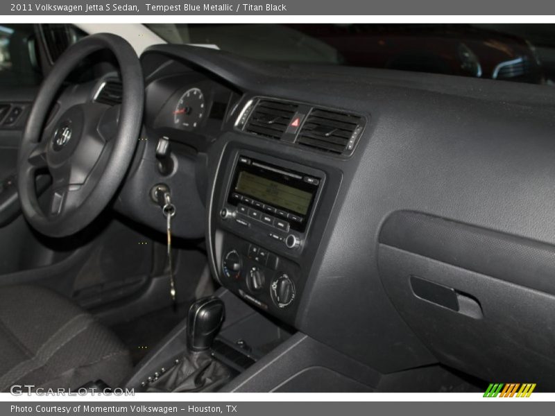 Tempest Blue Metallic / Titan Black 2011 Volkswagen Jetta S Sedan