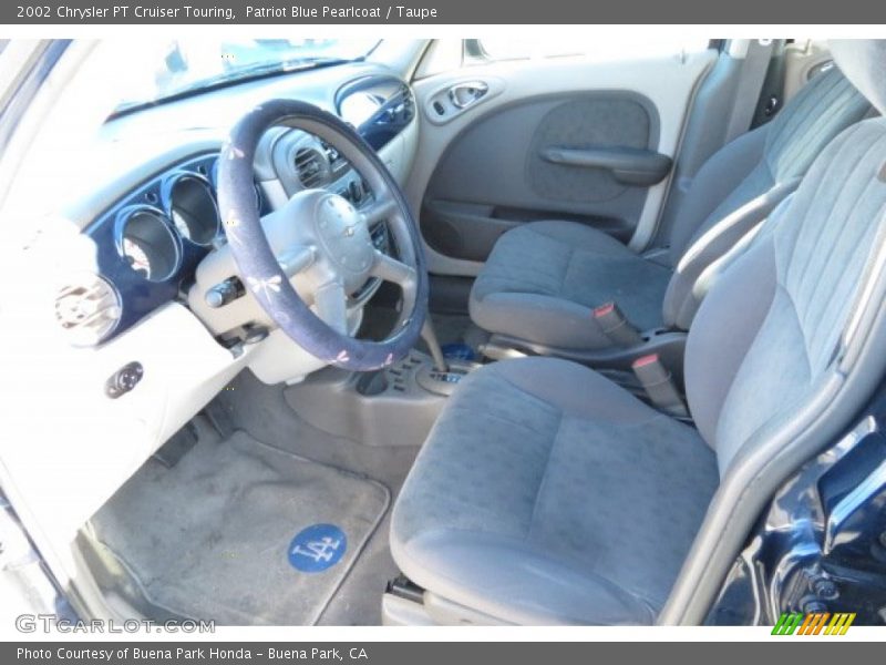 Patriot Blue Pearlcoat / Taupe 2002 Chrysler PT Cruiser Touring