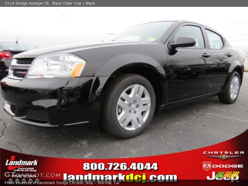 Black Clear Coat / Black 2014 Dodge Avenger SE