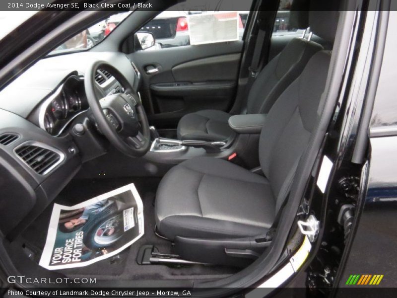 Black Clear Coat / Black 2014 Dodge Avenger SE