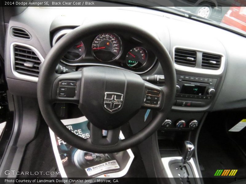 Black Clear Coat / Black 2014 Dodge Avenger SE
