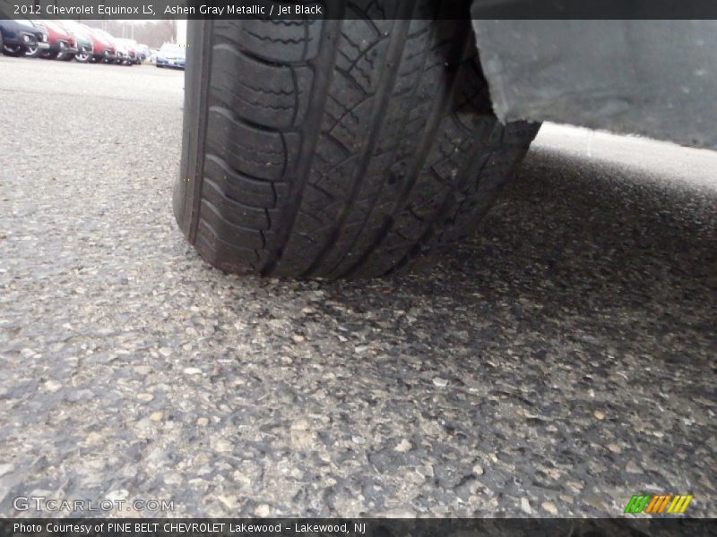 Ashen Gray Metallic / Jet Black 2012 Chevrolet Equinox LS