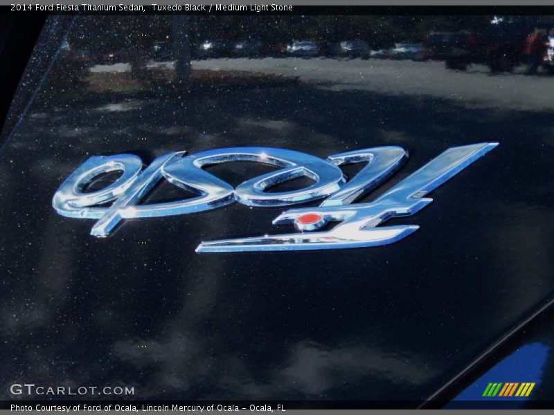 Tuxedo Black / Medium Light Stone 2014 Ford Fiesta Titanium Sedan