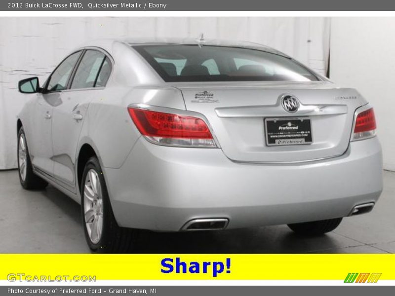 Quicksilver Metallic / Ebony 2012 Buick LaCrosse FWD