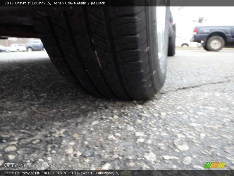 Ashen Gray Metallic / Jet Black 2012 Chevrolet Equinox LS
