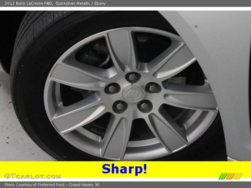Quicksilver Metallic / Ebony 2012 Buick LaCrosse FWD