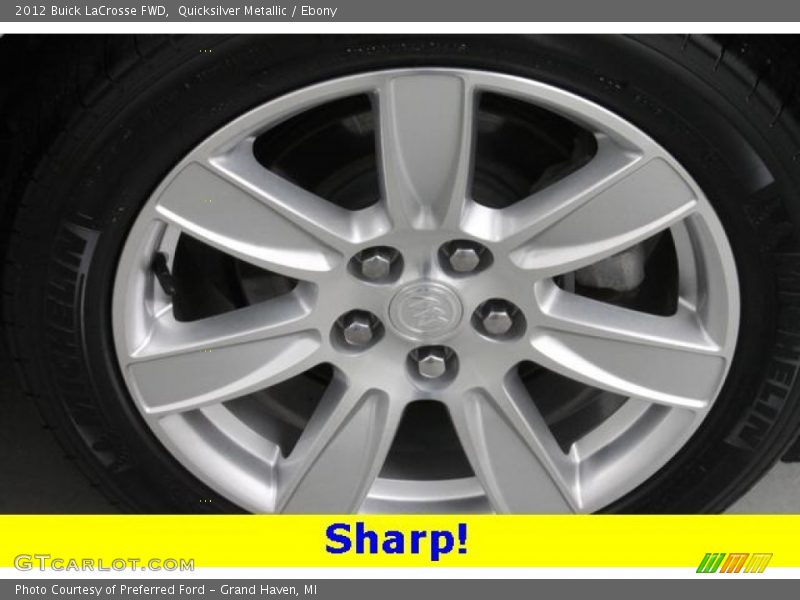 Quicksilver Metallic / Ebony 2012 Buick LaCrosse FWD