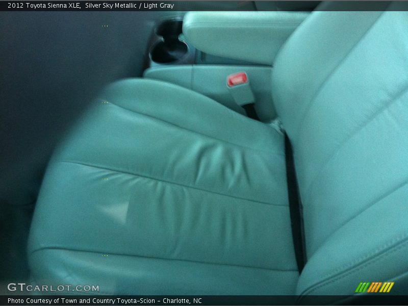 Silver Sky Metallic / Light Gray 2012 Toyota Sienna XLE