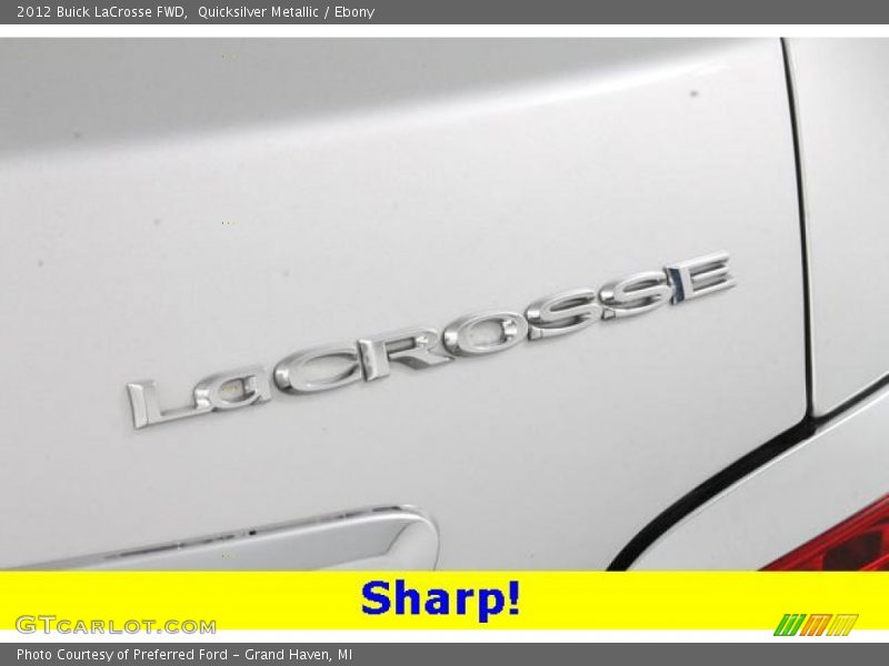 Quicksilver Metallic / Ebony 2012 Buick LaCrosse FWD
