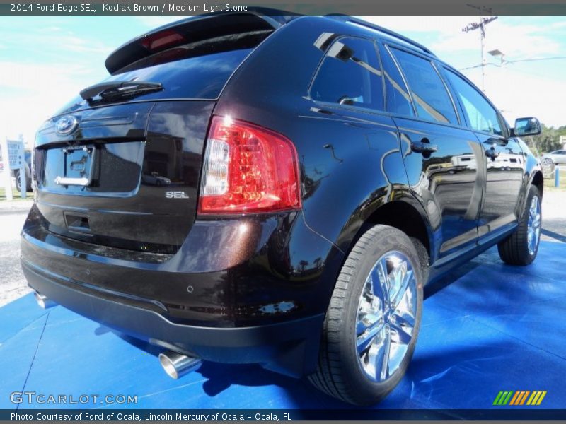 Kodiak Brown / Medium Light Stone 2014 Ford Edge SEL