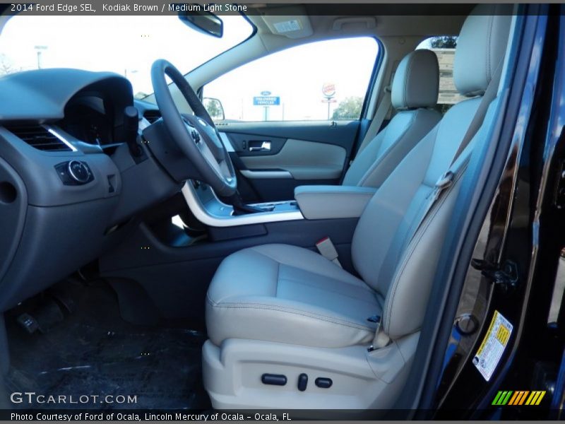 Kodiak Brown / Medium Light Stone 2014 Ford Edge SEL
