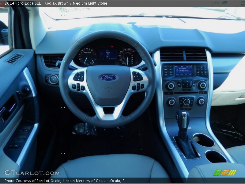 Kodiak Brown / Medium Light Stone 2014 Ford Edge SEL