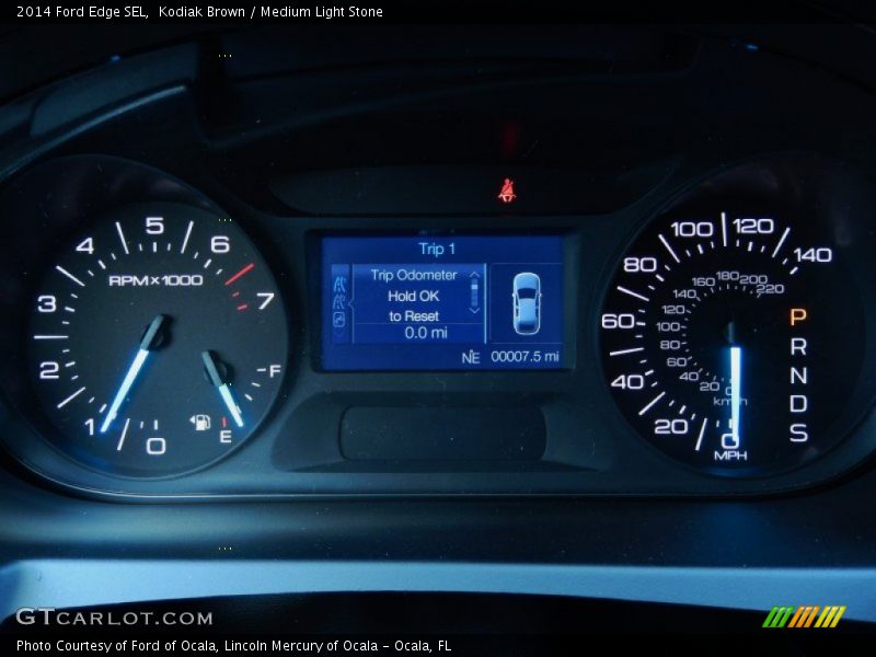 Kodiak Brown / Medium Light Stone 2014 Ford Edge SEL