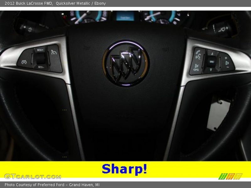 Quicksilver Metallic / Ebony 2012 Buick LaCrosse FWD