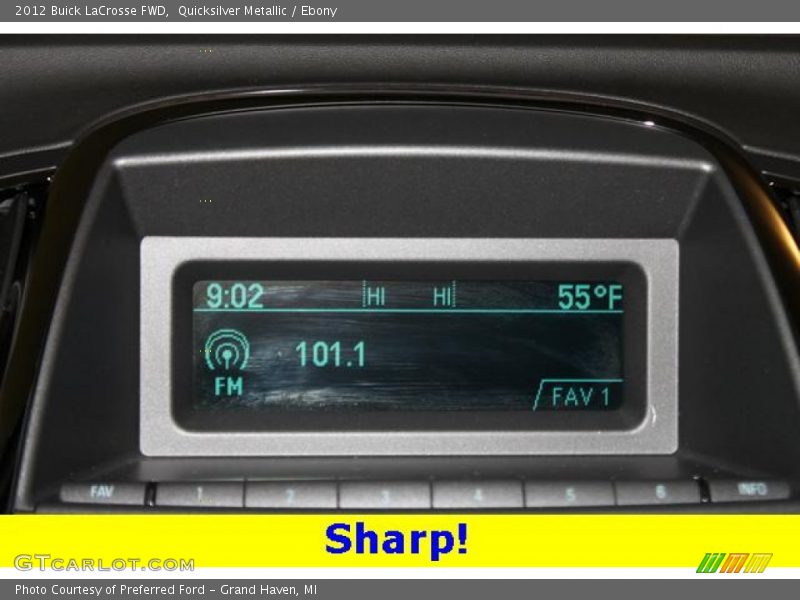 Quicksilver Metallic / Ebony 2012 Buick LaCrosse FWD