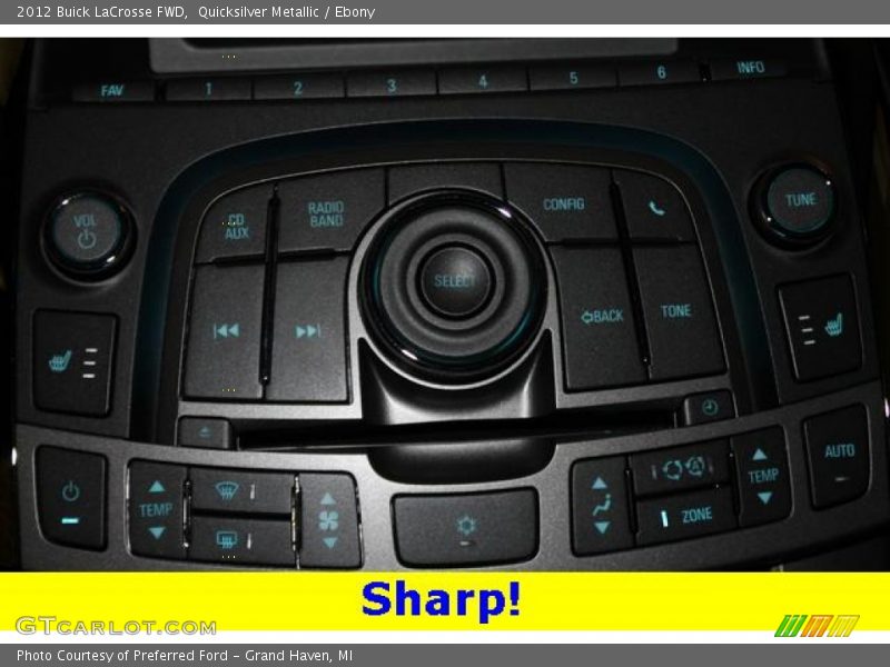 Quicksilver Metallic / Ebony 2012 Buick LaCrosse FWD