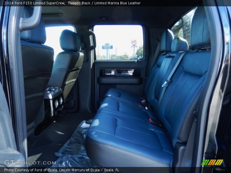 Rear Seat of 2014 F150 Limited SuperCrew