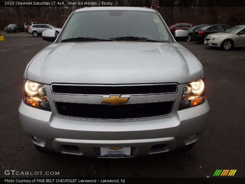 Silver Ice Metallic / Ebony 2013 Chevrolet Suburban LT 4x4