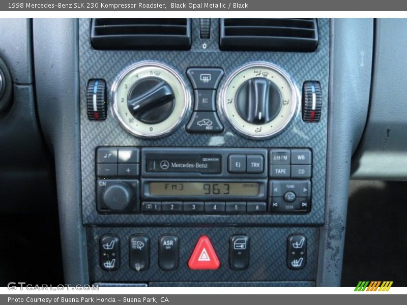 Black Opal Metallic / Black 1998 Mercedes-Benz SLK 230 Kompressor Roadster