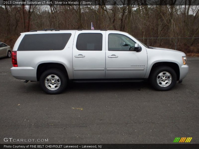 Silver Ice Metallic / Ebony 2013 Chevrolet Suburban LT 4x4