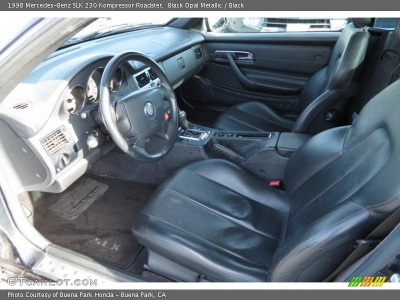 Black Opal Metallic / Black 1998 Mercedes-Benz SLK 230 Kompressor Roadster