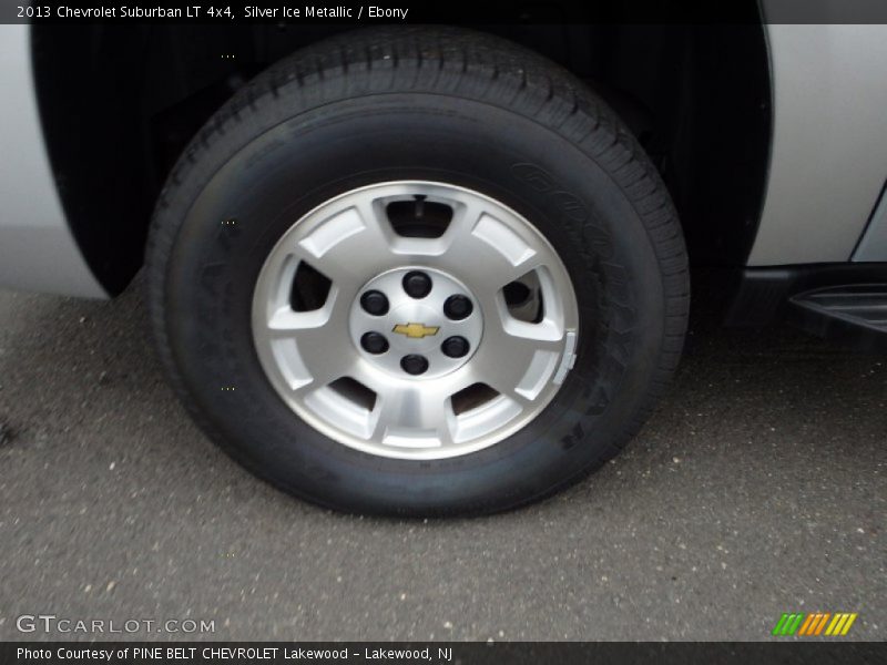 Silver Ice Metallic / Ebony 2013 Chevrolet Suburban LT 4x4