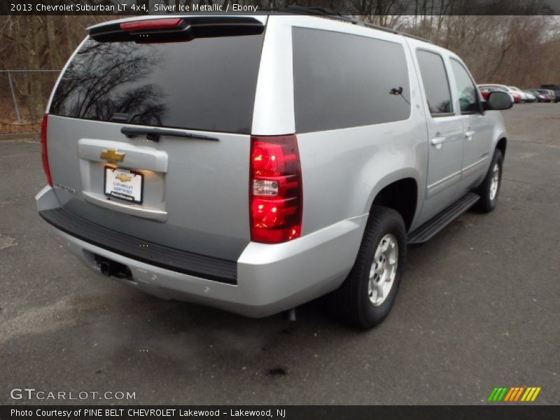Silver Ice Metallic / Ebony 2013 Chevrolet Suburban LT 4x4