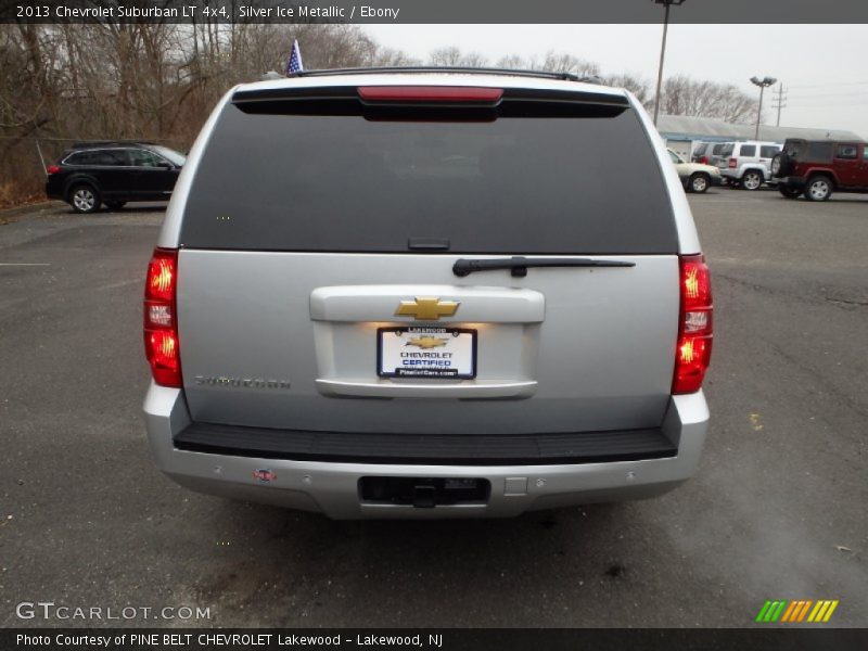 Silver Ice Metallic / Ebony 2013 Chevrolet Suburban LT 4x4