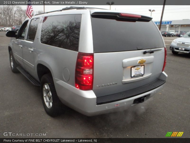 Silver Ice Metallic / Ebony 2013 Chevrolet Suburban LT 4x4