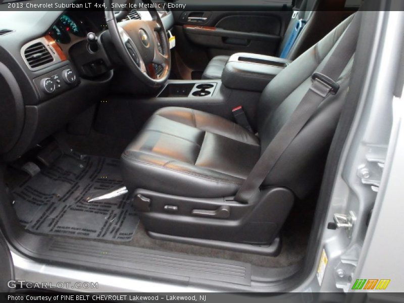 Silver Ice Metallic / Ebony 2013 Chevrolet Suburban LT 4x4