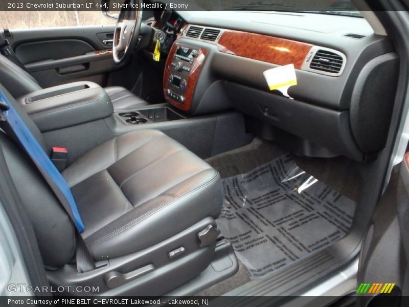 Silver Ice Metallic / Ebony 2013 Chevrolet Suburban LT 4x4